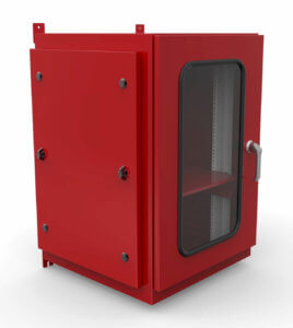 Protector™ Series - Wall-mount Air Conditioned Electronic/Electrical Enclosure Commonly Used for ARC applications.