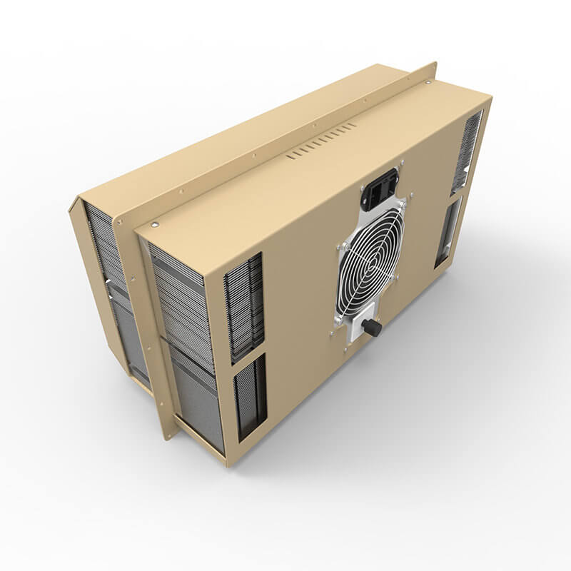 ThermoTEC™ 145A M34 Series – 1500 BTU Thermoelectric Air Conditioner – Rear View, Left Side