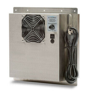 ThermoTEC™ 141 Series - 800 BTU Thermoelectric Air Conditioner - Rear View, Right Side