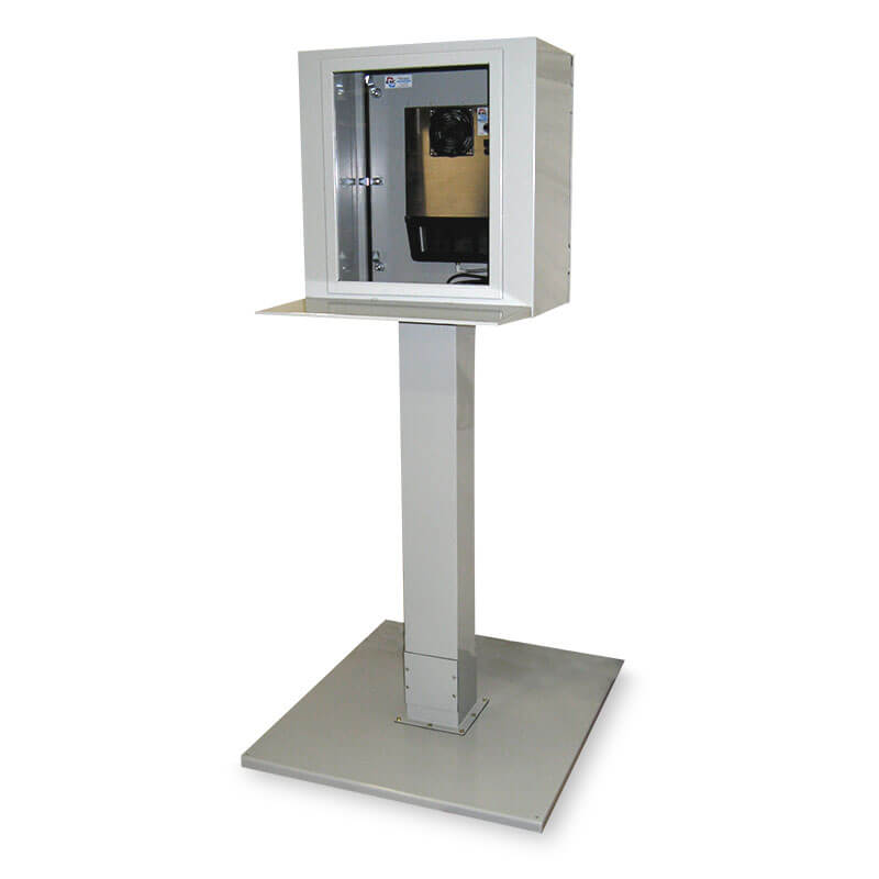 PED-221818-SS Enclosure Pedestal Stand - Stainless - EIC