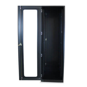 IT Rack Air Conditioned Enclosure - Front View, Door Open