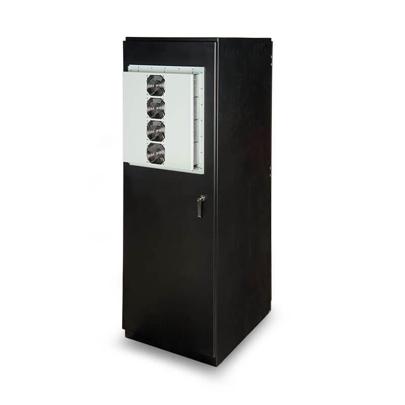 Protector™ Rack Series Air Conditioned Enclosure - Rear View, Right Side